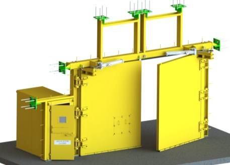 Système de sas pneumatique haute pression/porte de ventilation de sécurité des mines souterraines pour le charbon/mine/tunnel