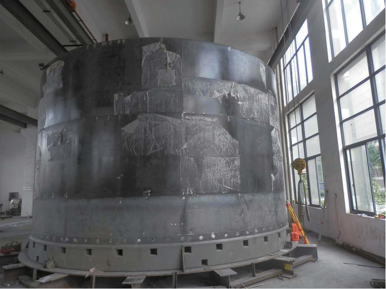 Obturateur de puits minier modulaire en acier pour panneau de coffrage à béton