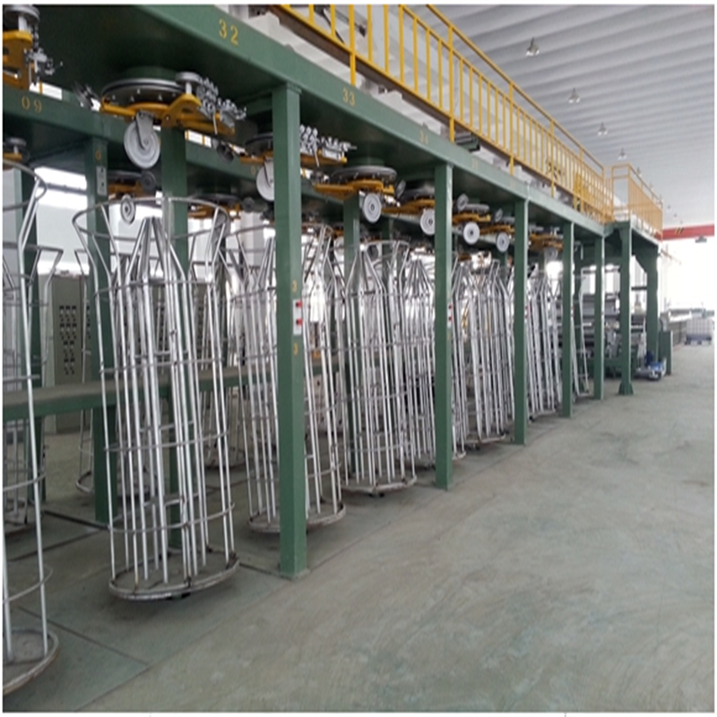 Machine de revêtement électrique de bouilloire de galvanisation d'usine de galvanoplastie de type d'alimentation de ligne adaptée aux besoins du client